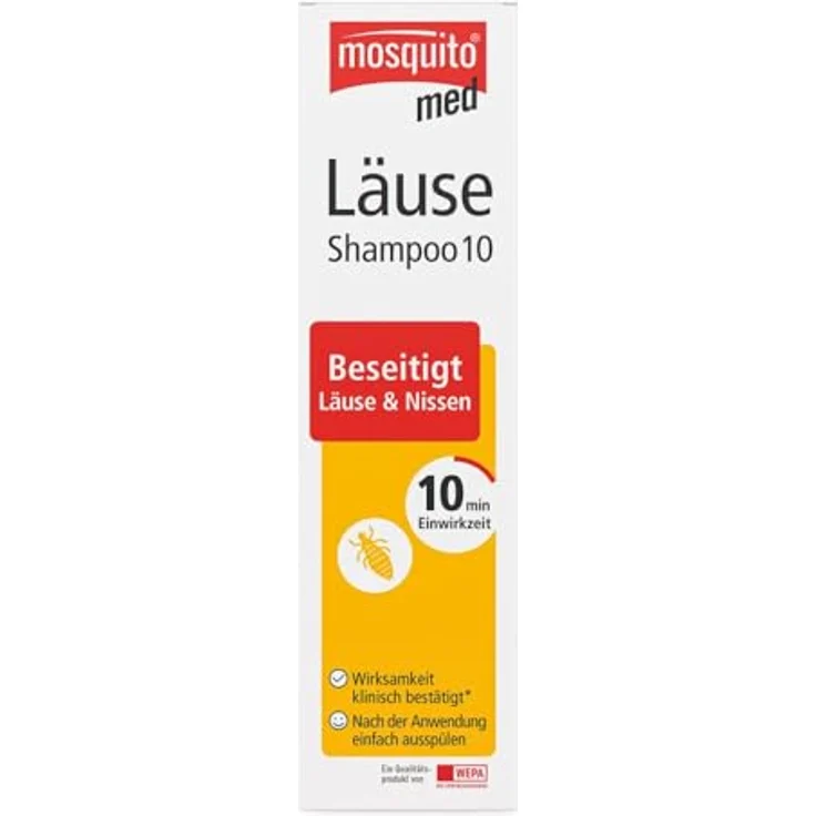wepa mosquito med Läuse-Shampoo, rezeptfreies 100 ml Shampoo gegen Läuse – Bild 1