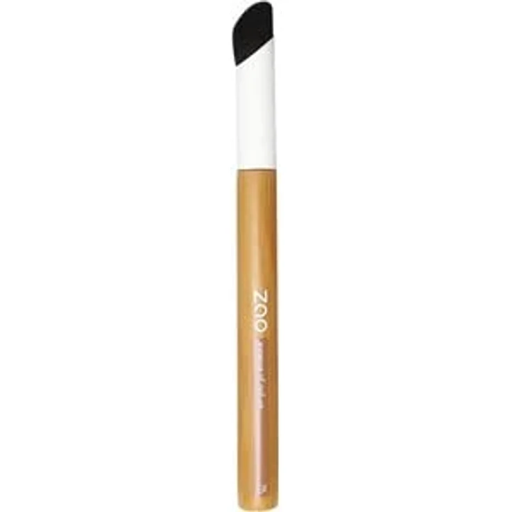 Zao Bamboo Concealer Brush, Concealerpinsel mit schräg geschnittenen Borsten für flüssige und feste Texturen, handlicher Stiel aus Bambus – Bild 2