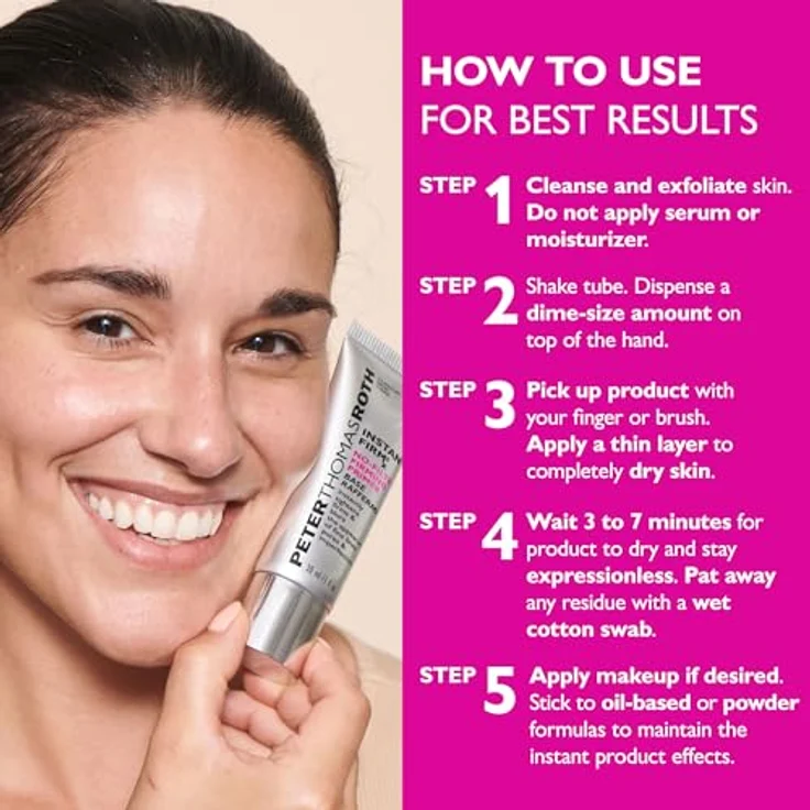 Peter Thomas Roth Instant FIRMx No-Filter Primer, Make-up Primer mit Porenfüllender Wirkung und Faltenreduzierung, 30 ml – Bild 8