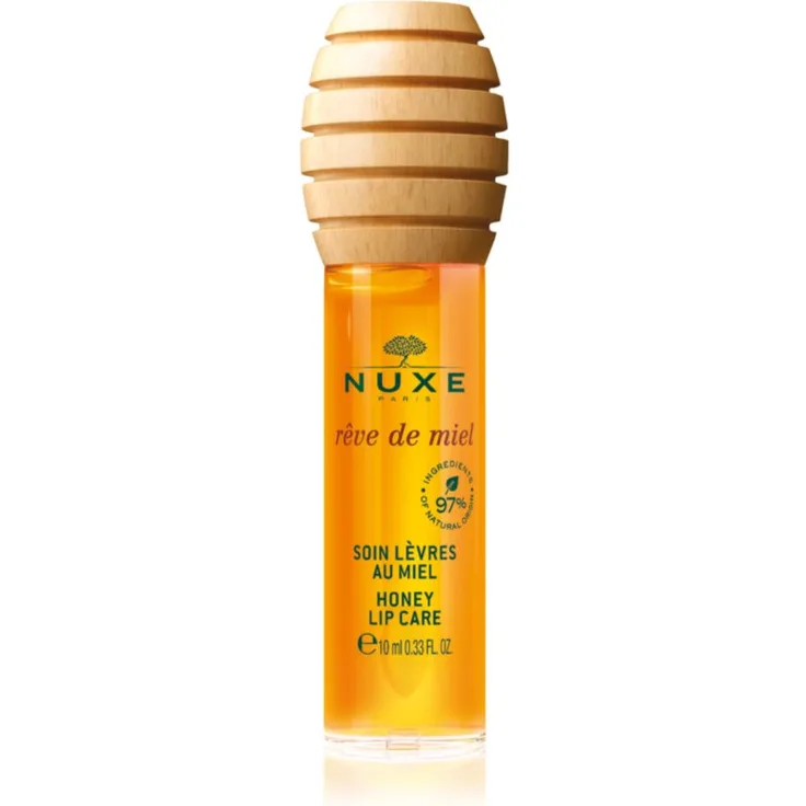 Nuxe Rêve de Miel Honey Lip Care, nährender Lippenbalsam mit Vitamin E, 10 ml