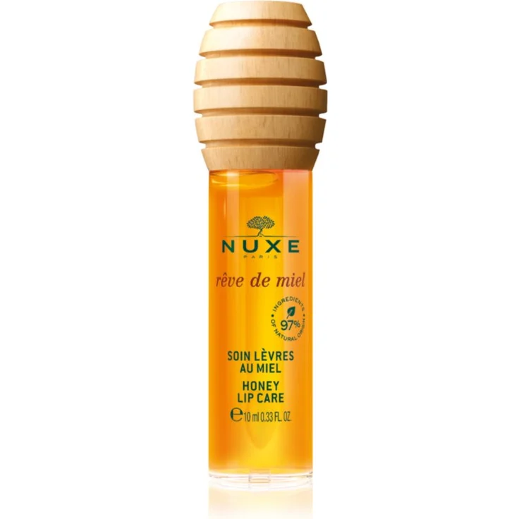 Nuxe Rêve de Miel Honey Lip Care, nährender Lippenbalsam mit Vitamin E, 10 ml