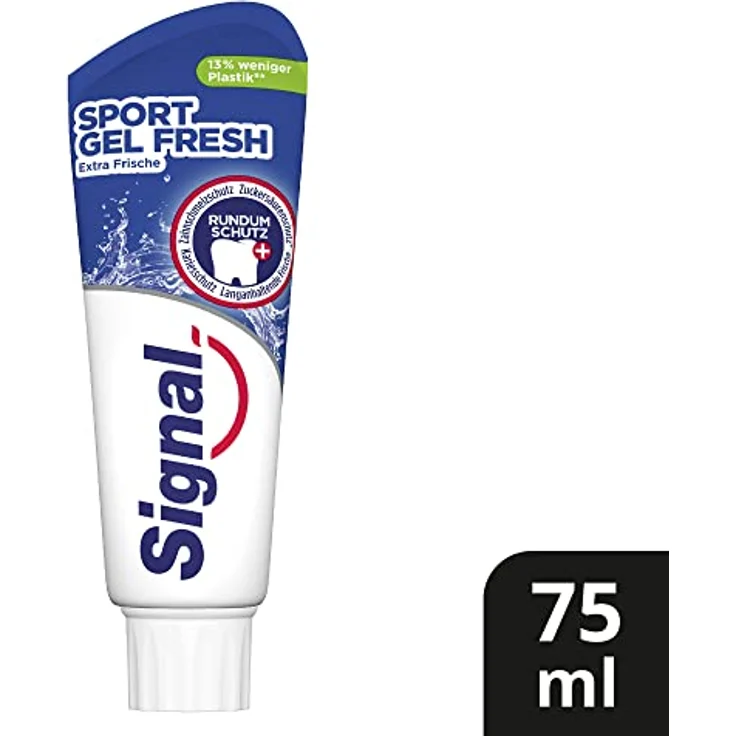 Signal für ein extra Frische-Gefühl Sport Gel Fresh mit Fluorid 12 x 75 ml  – Bild 2