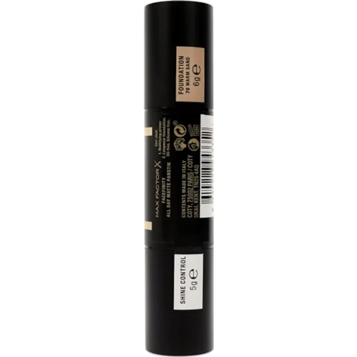 Max Factor Facefinity All Day Matte Panstik, Farbe 70 Warm Sand, 24.5 g - Langanhaltende Foundation und mattierender Primer, Silikonfreie Formulierung - Preisvergleich – Bild 3