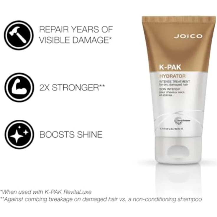 Joico K-Pak Hydrator Intense Treatment, 50 ml - Nährende Haarkur für trockenes und geschädigtes Haar – Bild 2