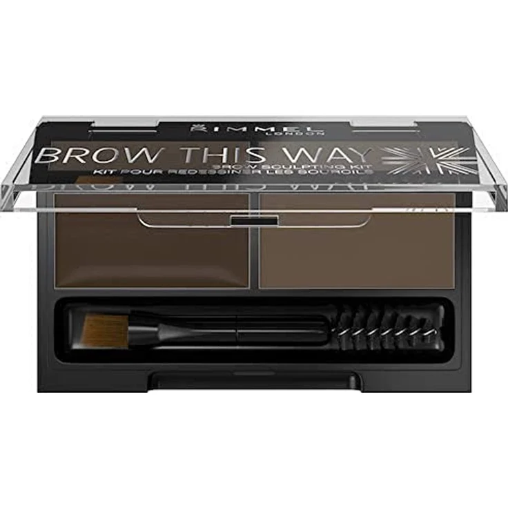 BROW THIS WAY eyebrow sculpting kit #003 -dark brown Augenbrauen Set – Bild 3