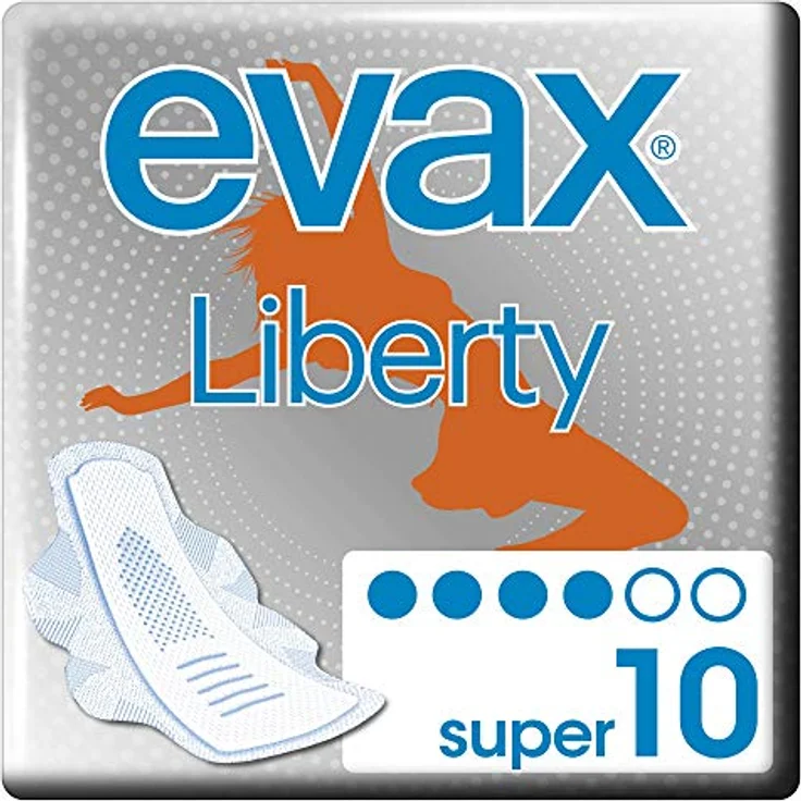 Evax Liberty compresas super mit Flügel 10 Stück Damenbinden – Bild 2
