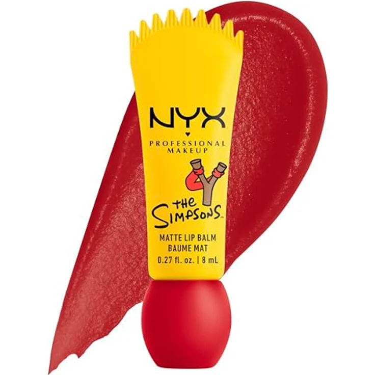 NYX Professional Makeup The Simpsons Smushy, Lippenbalsam mit Matt-Effekt, pflegend, 8 ml – Bild 1