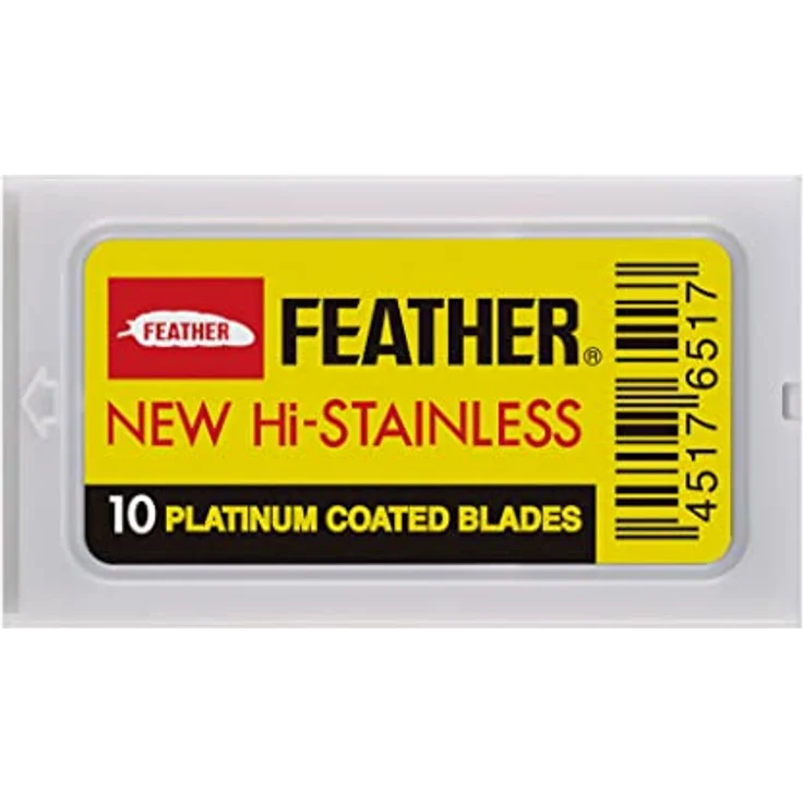 Feather Feather New Hi-Stainless Double Edge Rasierklingen Packungsinhalt 10 Stück – Bild 8