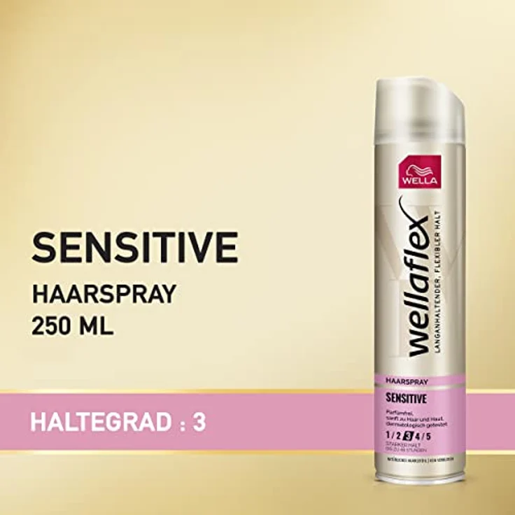 Wella Wellaflex Parfümfrei Haarspray 250 ml – Bild 2