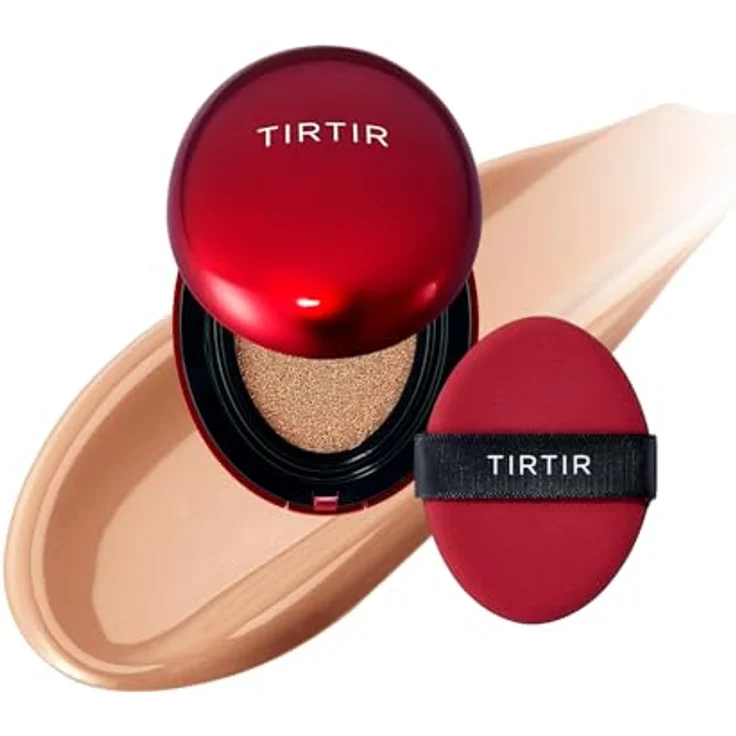 TirTir Mask Fit Red Cushion Foundation, semi-matte hohe Deckkraft mit neutralem Unterton und Pflegewirkung, 15g – Bild 1