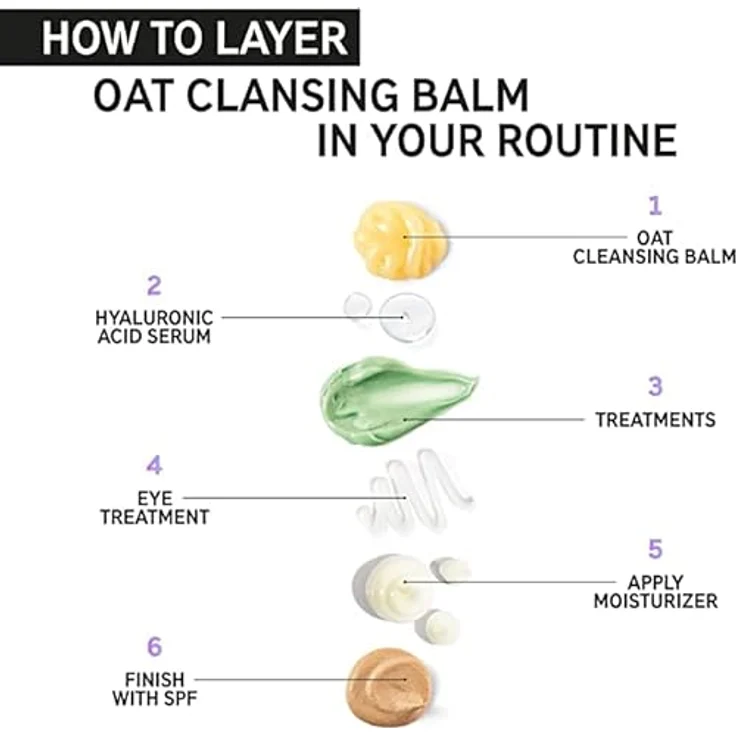 The INKEY List Oat Cleansing Balm zum Entfernen von Make-up und zur Reinigung empfindlicher Haut 150 ml – Bild 4