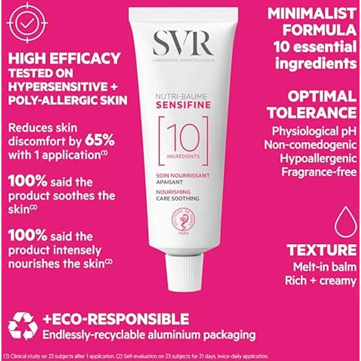 SVR Creme Sensifine Nutri-Baume 40 ml Tagespflege – Bild 6