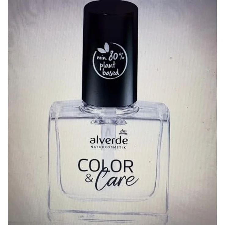 alverde NATURKOSMETIK Nagellack Color & Care 10 Top & Base Coat, 10 ml – Bild 1