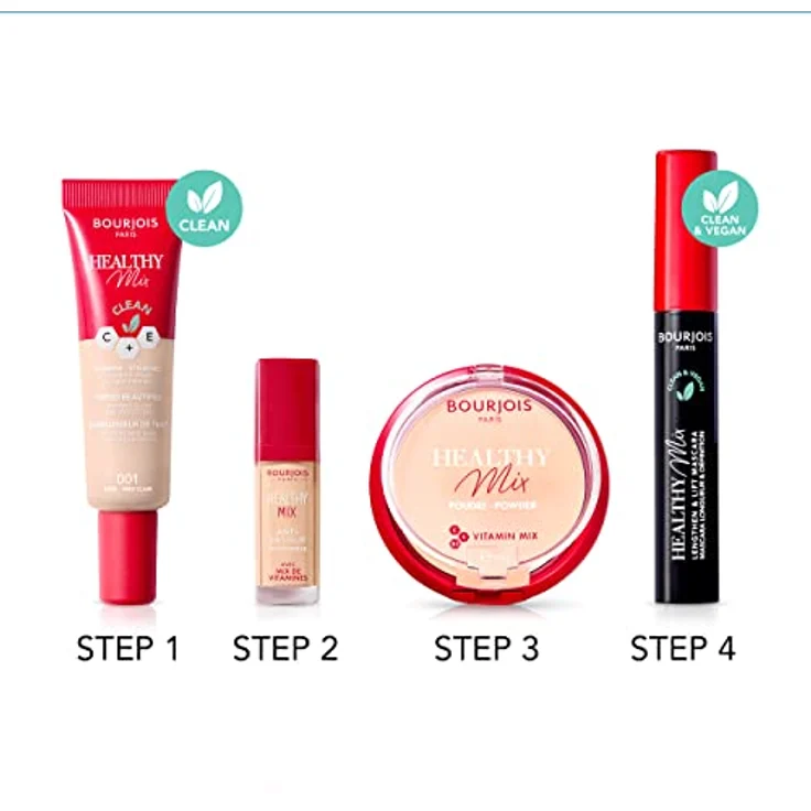 Bourjois Healthy Mix Volumenmascara, Wimpernverlängernd, Farbton 002 Ultra Brown, 7 ml – Bild 8
