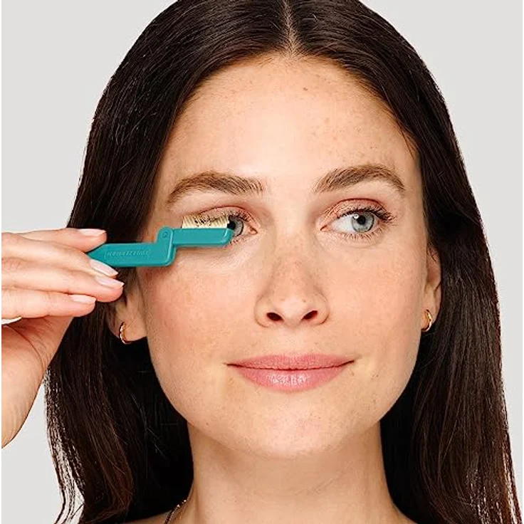 TWEEZERMAN Wimpern Set inkl. Wimpernzange und Wimpernkamm, Geschenkset Weihnachten in Majestic Turquoise, Limited Edition – Bild 3