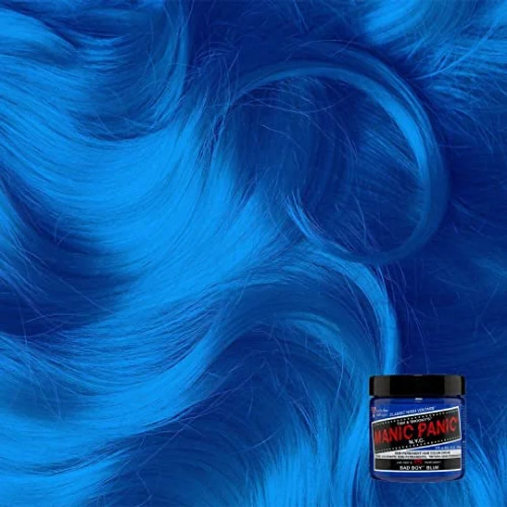 Manic Panic Bad Boy Blue Classic Creme, 118ml vegane und tierversuchsfreie halbpermanente Haarfarbe in Blau, mischbar für individuelle Farbtöne – Bild 3