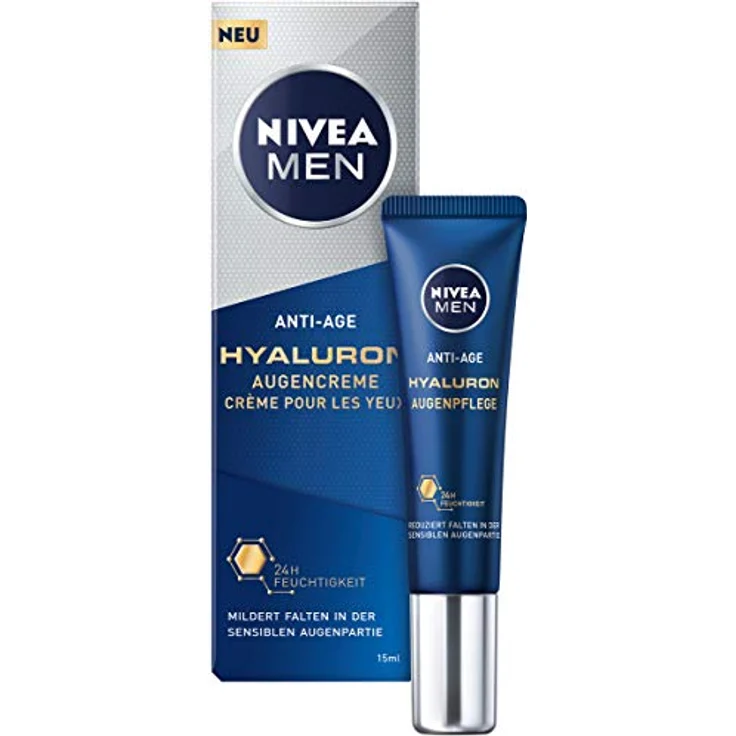 Nivea Men Anti Age Hyaluron Augencreme für Herren 15 ml – Bild 2