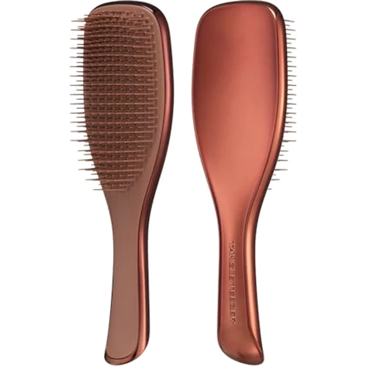 Tangle Teezer The Ultimate Detangler Chrom-Haarbürste, für nasses und trockenes Haar, reduziert Haarbruch, zweistufige Zähne, bequemer Griff – Bild 1