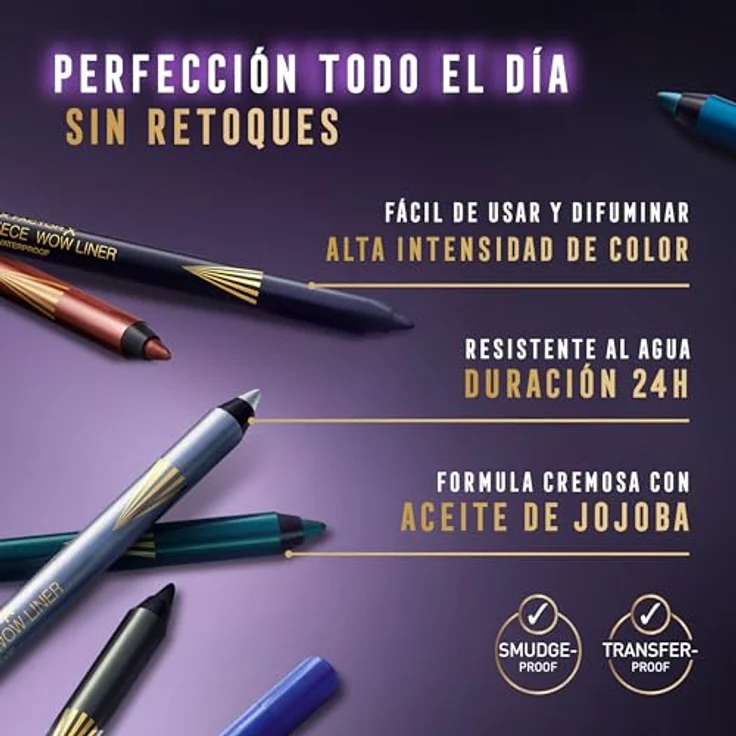 Max Factor Masterpiece Wow Liner Waterproof, Eyeliner in 260 Chocolate Brown, 1.2 g mit intensiver, wasserfester Farbe – Bild 5