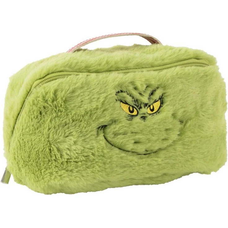 Cerda The Grinch Kulturtasche, Kosmetiktasche aus 100 % Polyester für Reisen & Alltag, humorvolles Design