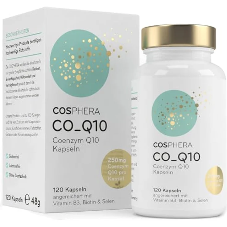 Cosphera Coenzym Q10 120 Kapseln mit pflegender Wirkung – Bild 2