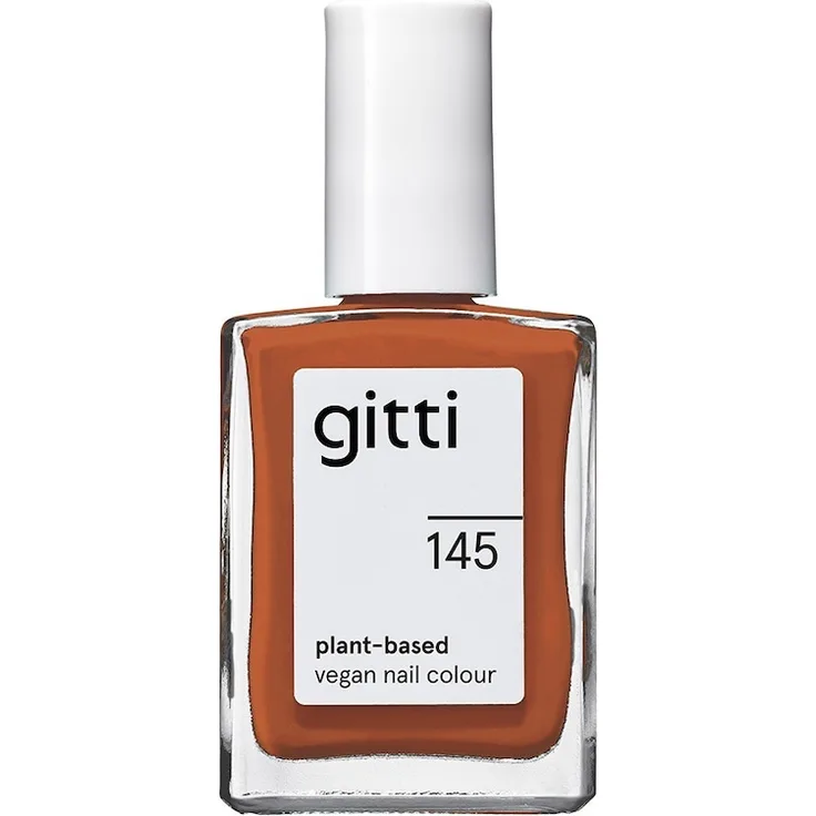 gitti no. 145 Nagellack, 15 ml, Burnt Cinnamon – superdeckend und langanhaltend, bis zu 82% pflanzenbasiert, PETA-zertifiziert