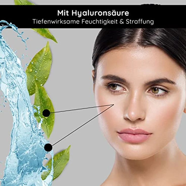RAU Cosmetics Vitamin A Retinol Serum 100 ml - Anti-Aging Serum mit Hyaluronsäure, Vitamin A & Panthenol - gegen Falten im Gesicht & Anti Akne & Pickel – Bild 3