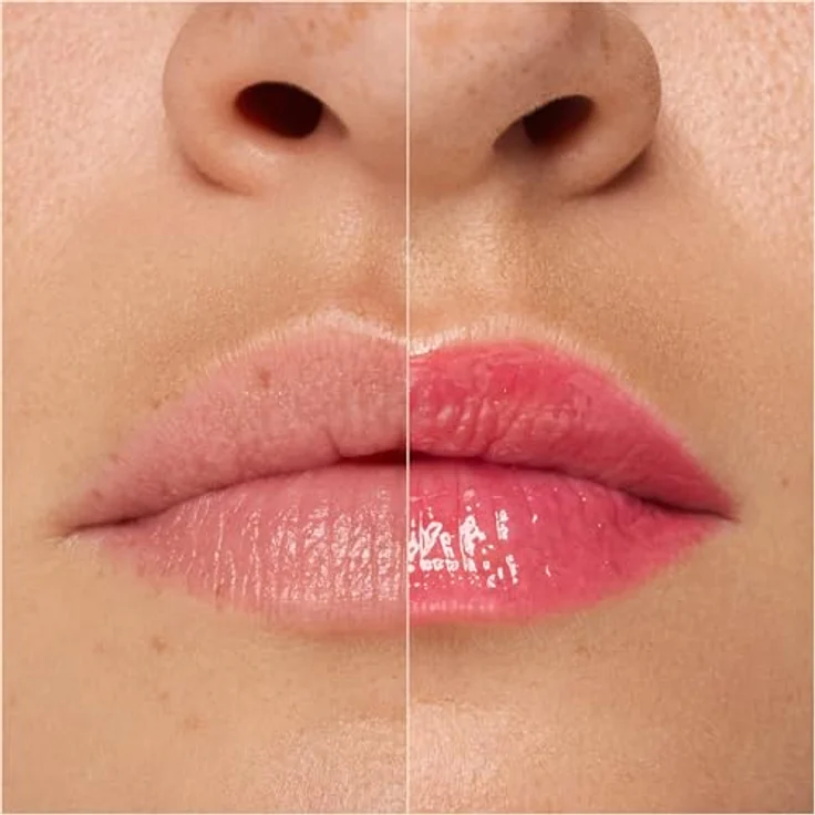 essence CHILI BOMB shiny lipgloss 01 Strawberry Salsa, Volumengebender Lipgloss mit nicht klebender Textur und Chili-Extrakt für aufpolsternden Effekt – Bild 9