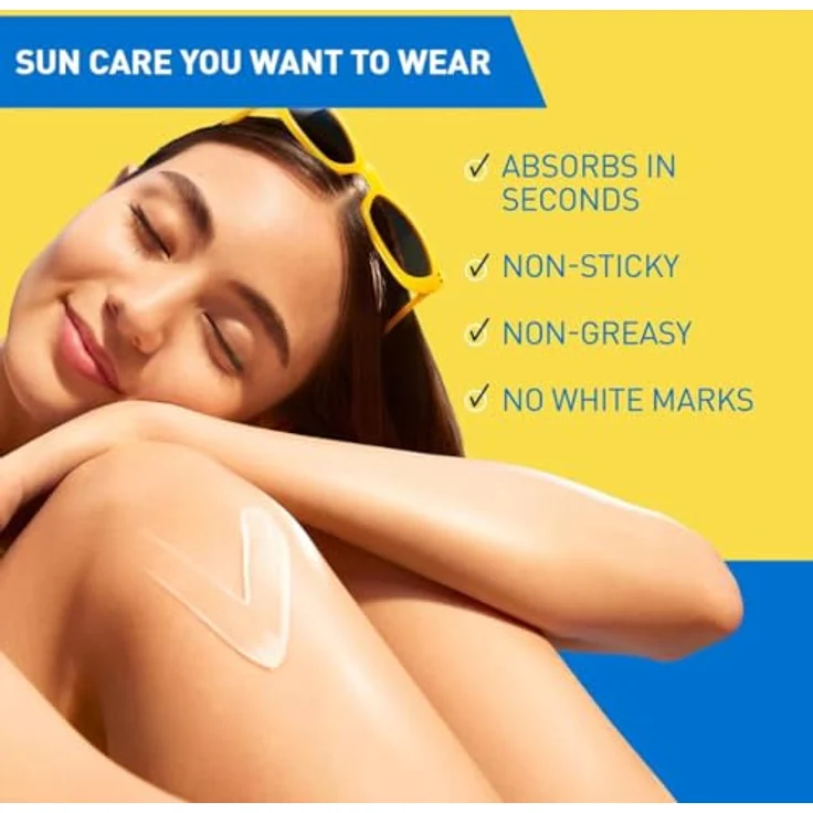 CeraVe Sonnenschutz Körperfeuchtigkeit, Lotion SPF 50+, 75 ml mit 24h Feuchtigkeit und 3 essenziellen Ceramiden – Bild 3