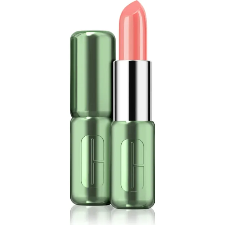 Clinique Pop™ Longwear Lipstick Shine, glänzender Lippenstift in Melon Pop, 3.9 g, cremige Textur für volle und betonte Lippen