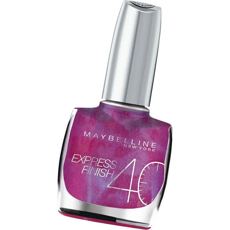 MAYBELLINE NEW YORK Nagellack Express Finish 40 Sec. #250 Deep Violet, 10ml schnelltrocknend