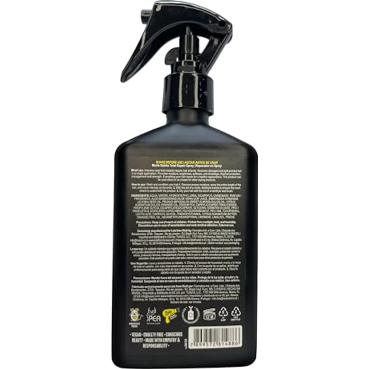 Lola Cosmetics Haar-Tonikum MORTE SÚBITA, 250ML - Intensiver Wiederaufbau für strapaziertes Haar, unisex, vegan und nachhaltig – Bild 2