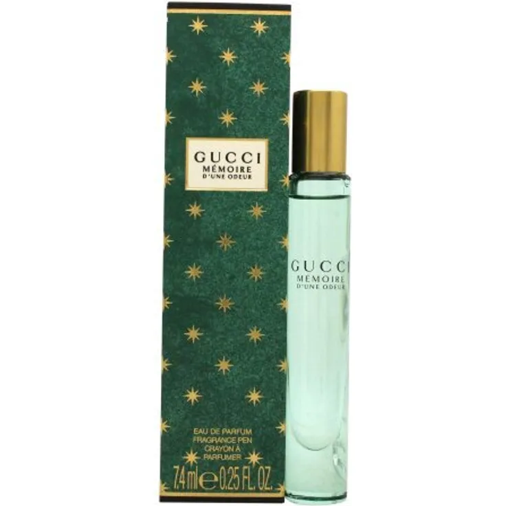 Gucci Mémoire d'une Odeur Eau de Parfum 7.4ml Rollerball, Unisex-Duft für Damen und Herren, praktische Rollerball-Verpackung
