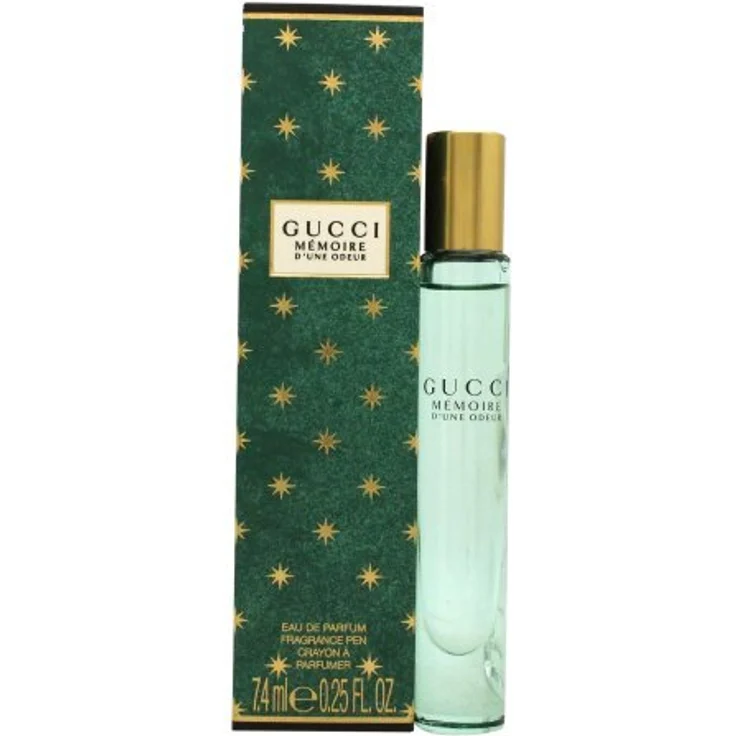 Gucci Mémoire d'une Odeur Eau de Parfum 7.4ml Rollerball, Unisex-Duft für Damen und Herren, praktische Rollerball-Verpackung