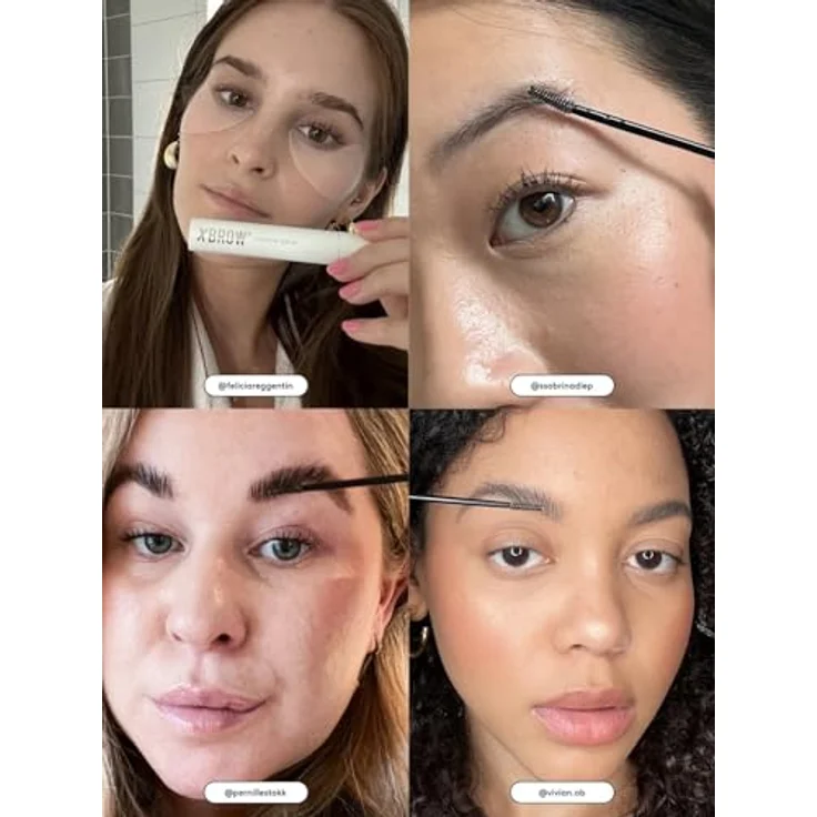 XLASH Xbrow Augenbrauenserum, 5 ml, mit Biotin und Hyaluronsäure für dickere, voller aussehende Augenbrauen in 4-12 Wochen – Bild 2