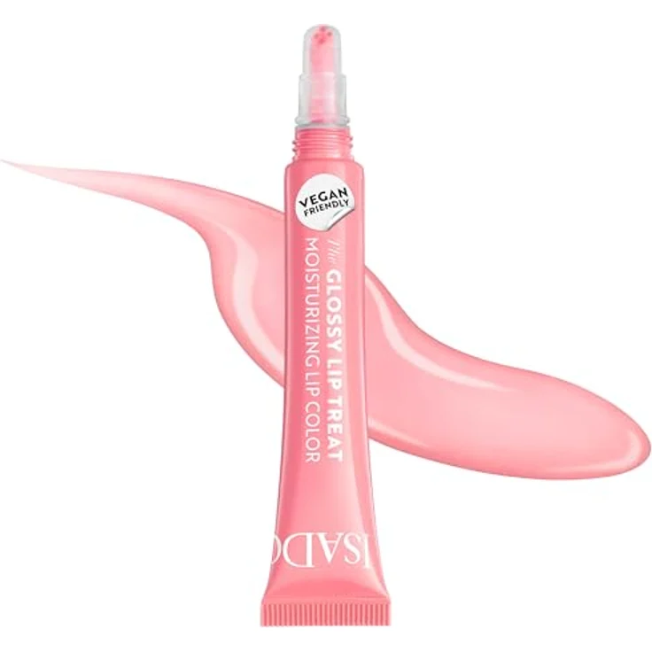 IsaDora Glossy Lip Treat Lipgloss 13 ml, nicht klebrige Lippenpflege, Farbe: PINK PUNCH – Bild 2