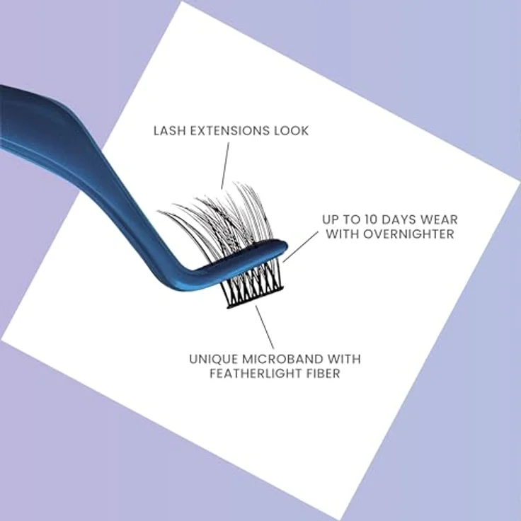 KISS Falscara Eyelash Künstliche Wimpern Wisp Multi 01 – Bild 5