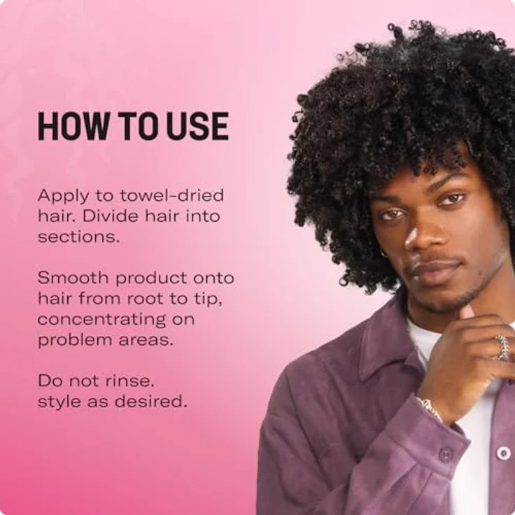 Mielle Pomegranate & Honey Curl Smoothie, Leave-in Conditioner für welliges und lockiges Haar, 355 ml – Bild 4