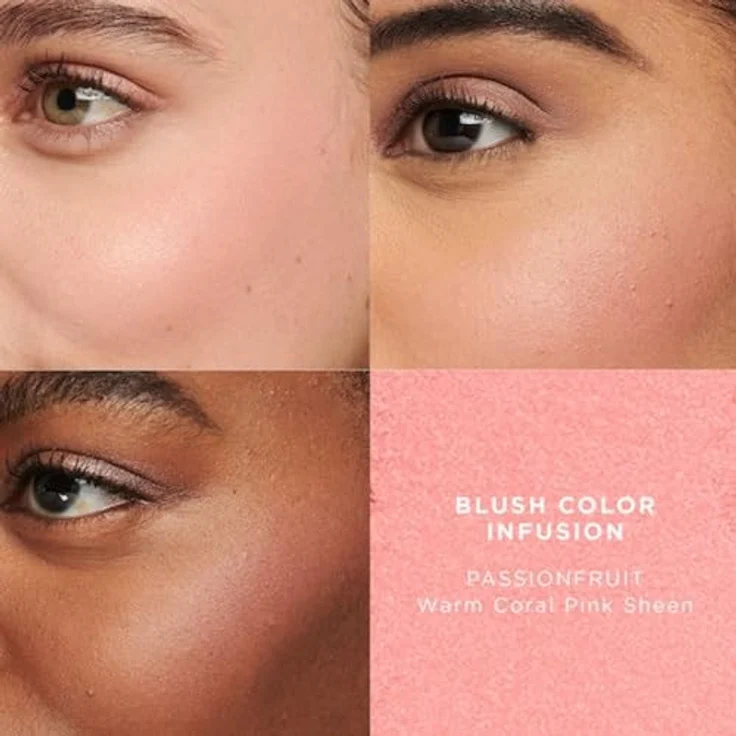 Laura Mercier Colour Infusion Blush, transparenter Puder-Rouge für natürlichen Teint, 6 g in Passion Fruit – Bild 3