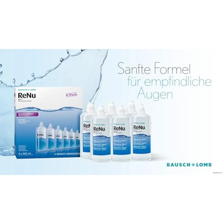 ReNu MPS Sensitive Eyes 6-Monats-Pack 6x 240 ML All-in-One-Lösung zur Reinigung, Desinfektion & Aufbewahrung – Bild 8