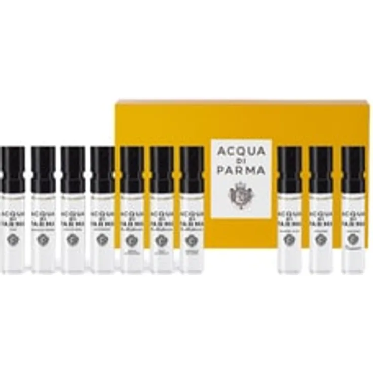 Acqua di Parma Pre Assorted Selection Set, Duftset mit 10 ikonischen Unisexdüften in 1,5 ml, gelb