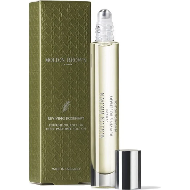 Molton Brown Reviving Rosemary Perfume Oil Roll-On, 10ml - Belebender Duft mit Rosmarin, Geranie und Patchouli
