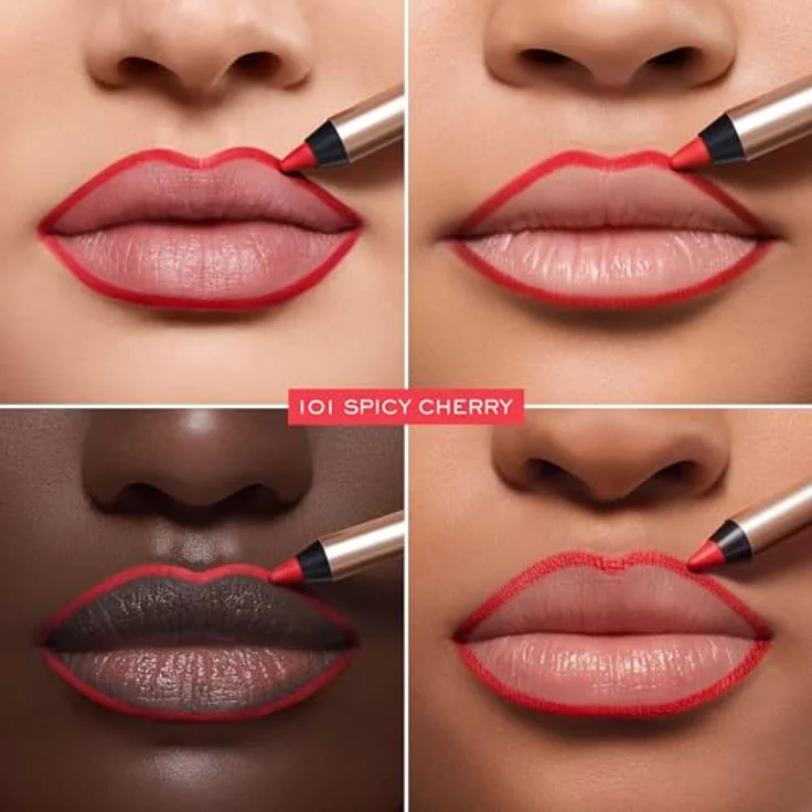 Lancôme Lip Idôle Liner 101 - Spicy Cherry Lippenstift, langanhaltend, matt, cremig, 1,2 g – Bild 4