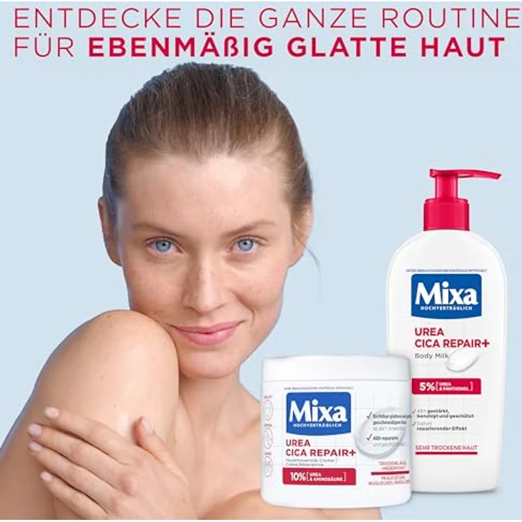 Mixa Urea Cica Repair, hauterneuernde Creme Bodylotion für raue und trockene Haut, 400 ml – Bild 9