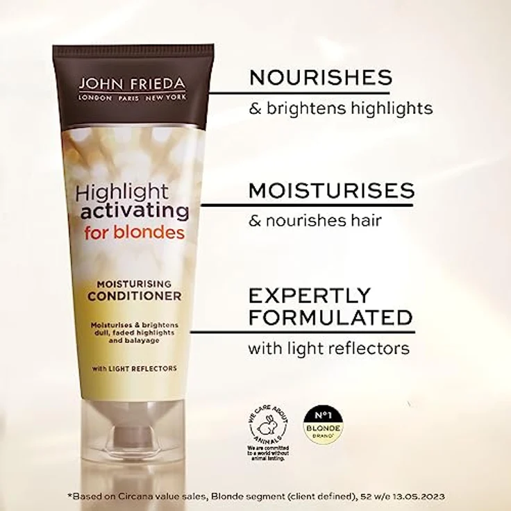 John Frieda Sheer Blonde Highlight Aktivierendes Feuchtigkeitsspendendes Shampoo 500 ml – Bild 2
