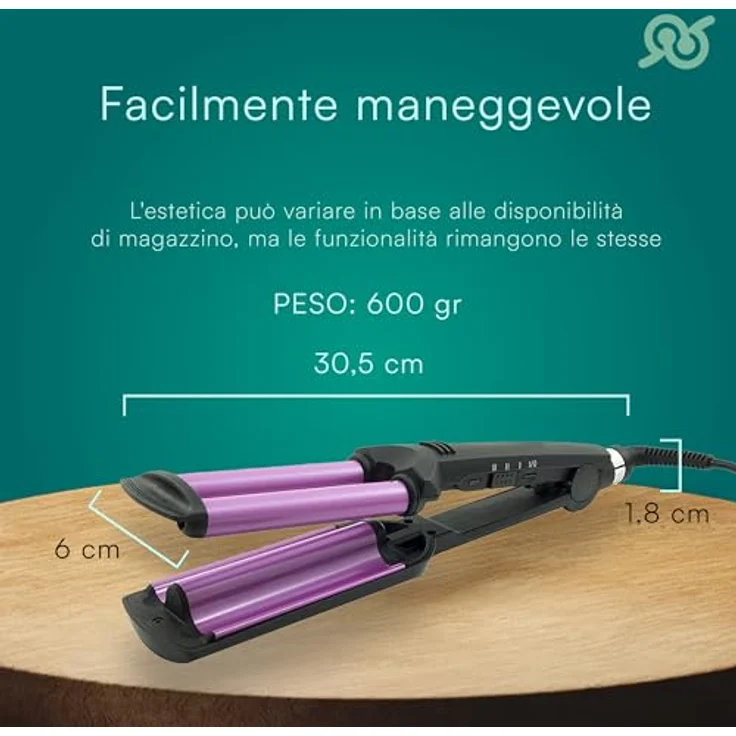 Lockenstab mit 3 Zweigen, Lockeneffekt, professionell, 200 °C – Bild 7