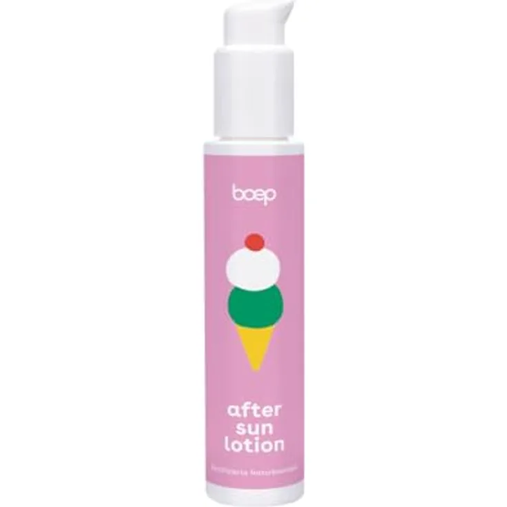 boep After Sun Lotion, beruhigende & kühlende After Sun, vegan und natürlich mit Aloe Vera und Glycerin, Pumpspender (100 ml)
