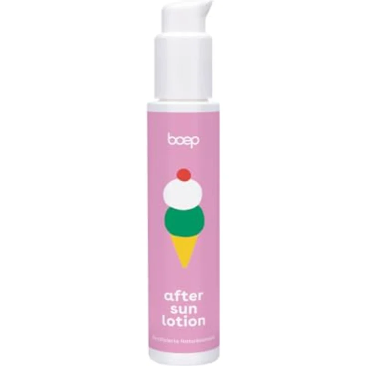 boep After Sun Lotion, beruhigende & kühlende After Sun, vegan und natürlich mit Aloe Vera und Glycerin, Pumpspender (100 ml) – Bild 1
