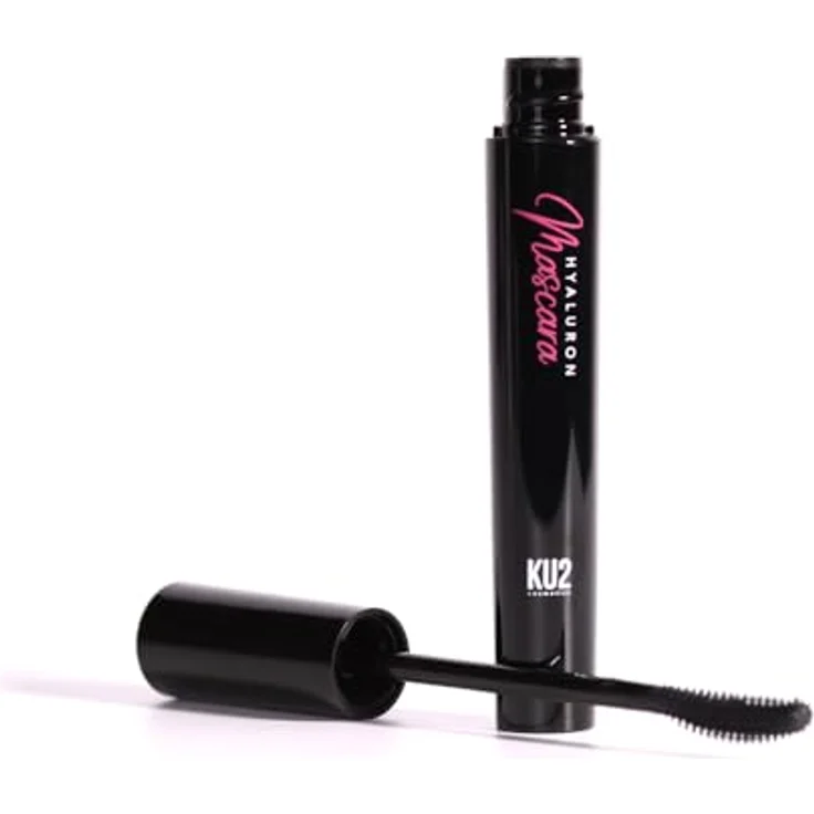 KU2 Cosmetics Mascara Long-Lasting Curl & Lift, Wimperntusche mit pflegendem Hyaluron, wasserfest Schwarz, 8,5 ml – Bild 4