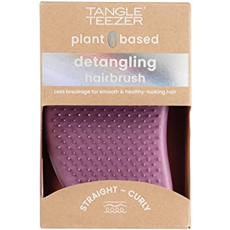 Tangle Teezer | Die Original pflanzliche Entwirrungsbürste für nasses und trockenes Haar | 85% pflanzlich | zweistufige Zähne | Für feines, lockiges, dickes Haar & alle Arten | Hergestellt in England – Bild 3